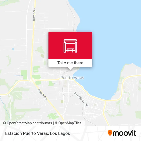 Estación Puerto Varas map