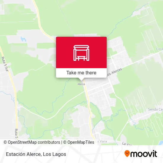Mapa de Estación Alerce