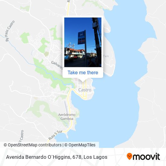 Avenida Bernardo O`Higgins, 678 map