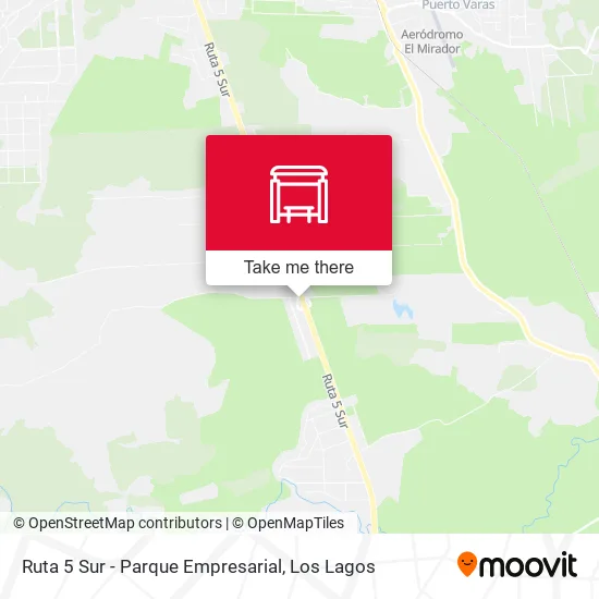 Mapa de Ruta 5 Sur - Parque Empresarial