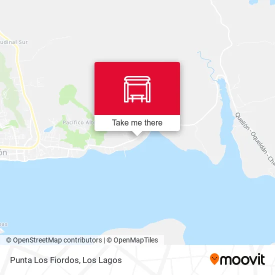 Punta Los Fiordos map