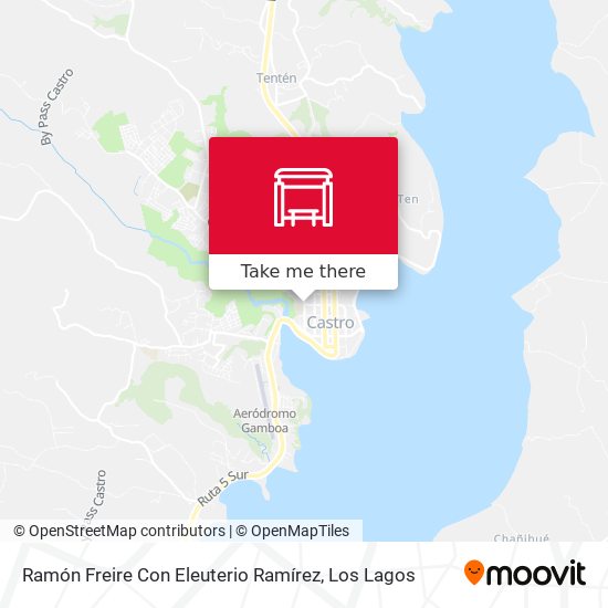 Mapa de Ramón Freire Con Eleuterio Ramírez