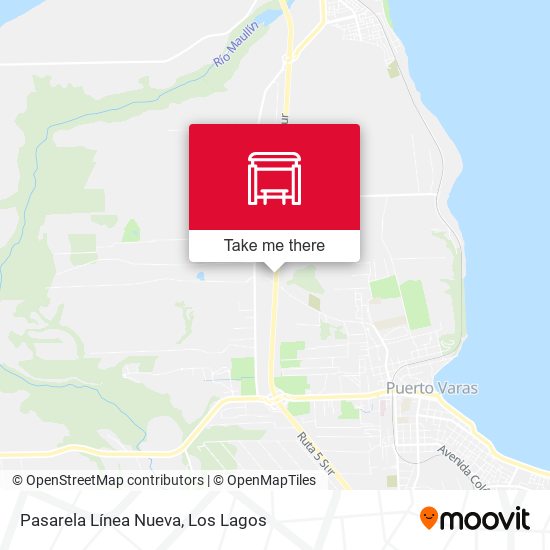 Pasarela Línea Nueva map