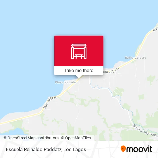 Mapa de Escuela Reinaldo Raddatz