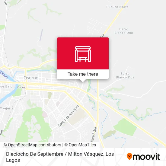 Dieciocho De Septiembre / Milton Vásquez map