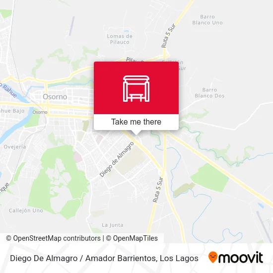 Diego De Almagro / Amador Barrientos map