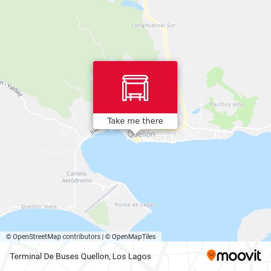 Mapa de Terminal De Buses Quellon