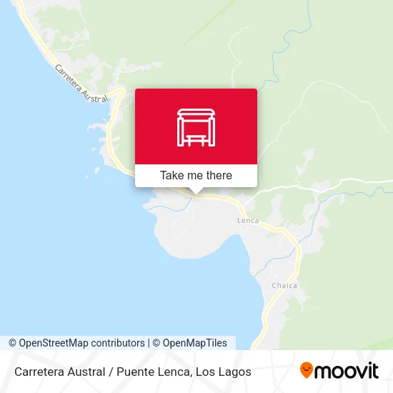 Carretera Austral / Puente Lenca map