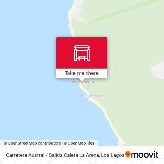 Carretera Austral / Salida Caleta La Arena map