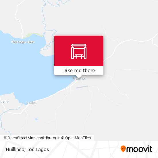 Mapa de Huillinco