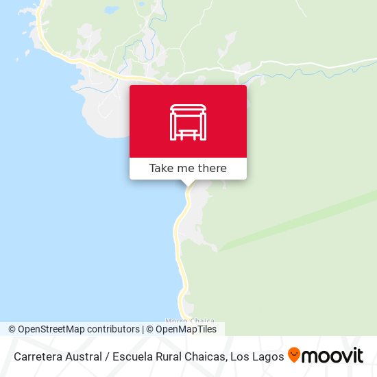 Mapa de Carretera Austral / Escuela Rural Chaicas