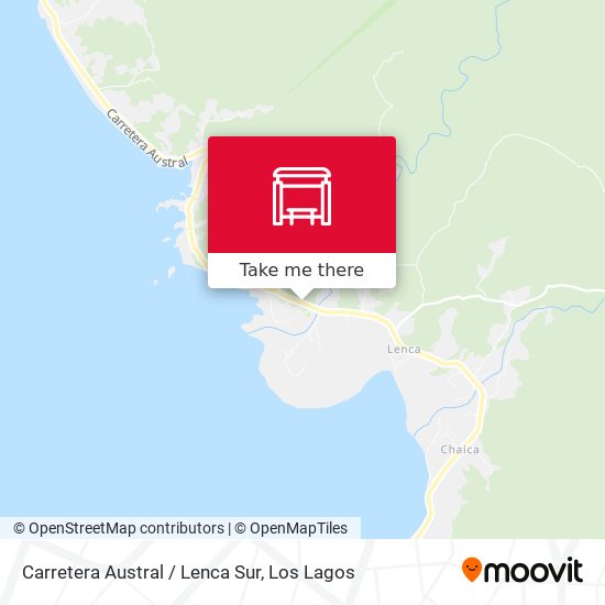 Carretera Austral / Lenca Sur map