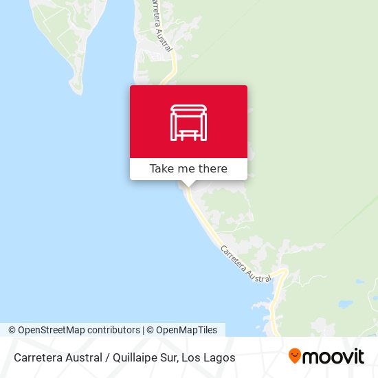 Carretera Austral / Quillaipe Sur map