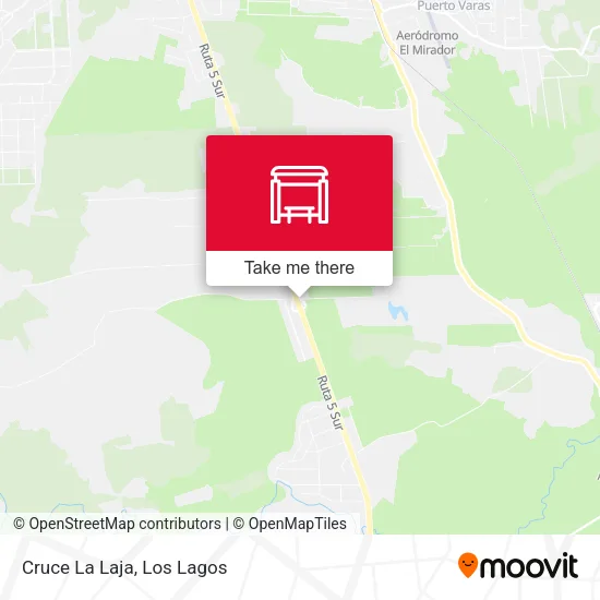 Cruce La Laja map