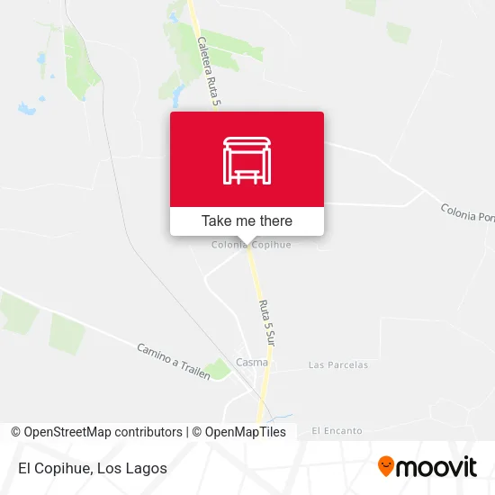 Mapa de El Copihue