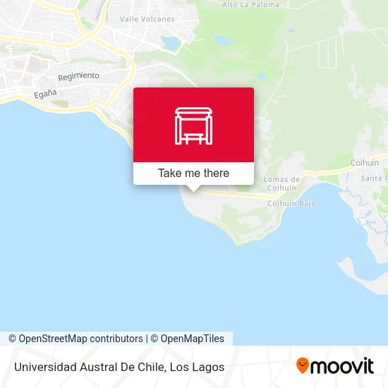 Mapa de Universidad Austral De Chile