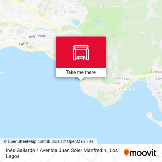 Mapa de Inés Gallardo / Avenida Juan Soler Manfredini