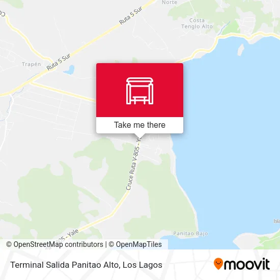 Mapa de Terminal Salida Panitao Alto