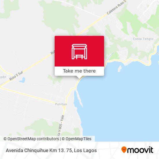 Mapa de Avenida Chinquihue Km 13. 75