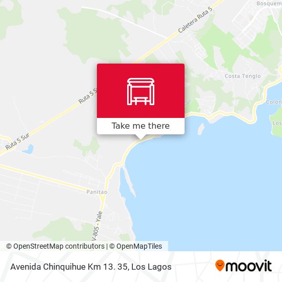Mapa de Avenida Chinquihue Km 13. 35