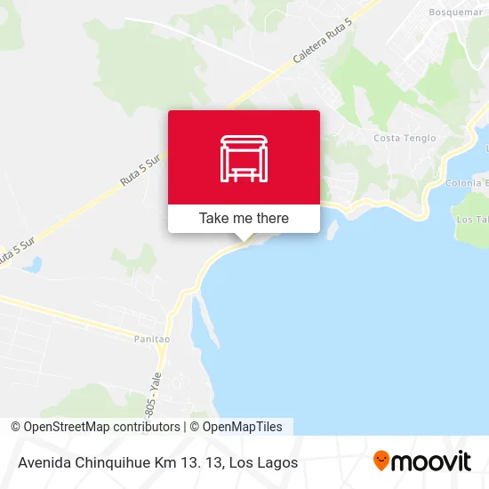 Avenida Chinquihue Km 13. 13 map