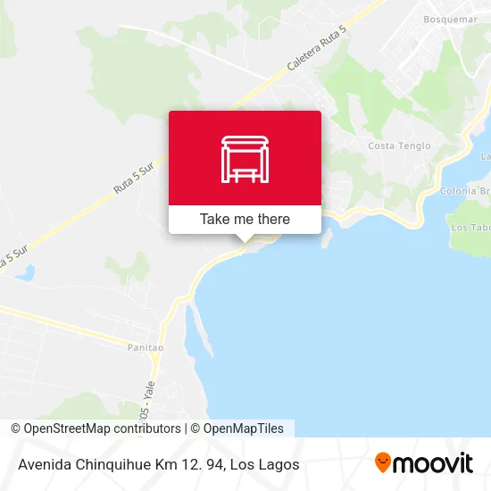 Avenida Chinquihue Km 12. 94 map