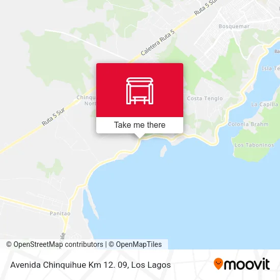 Mapa de Avenida Chinquihue Km 12. 09