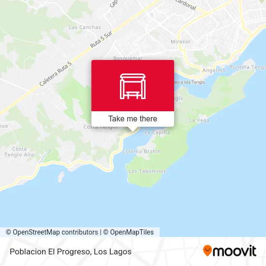 Mapa de Poblacion El Progreso