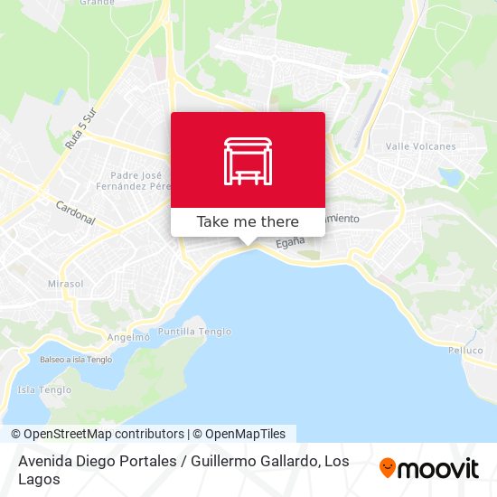 Avenida Diego Portales / Guillermo Gallardo map