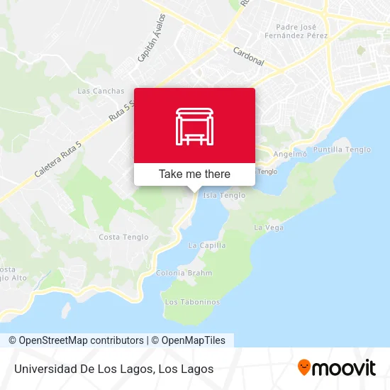 Mapa de Universidad De Los Lagos