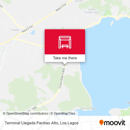 Terminal Llegada Panitao Alto map