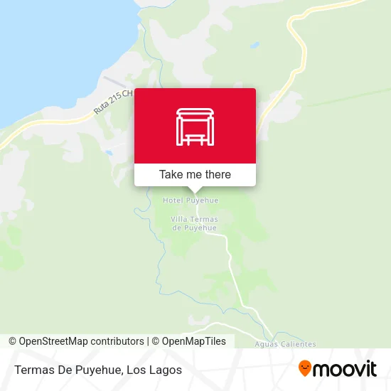 Mapa de Termas De Puyehue