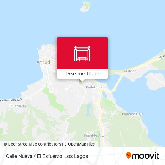 Mapa de Calle Nueva / El Esfuerzo