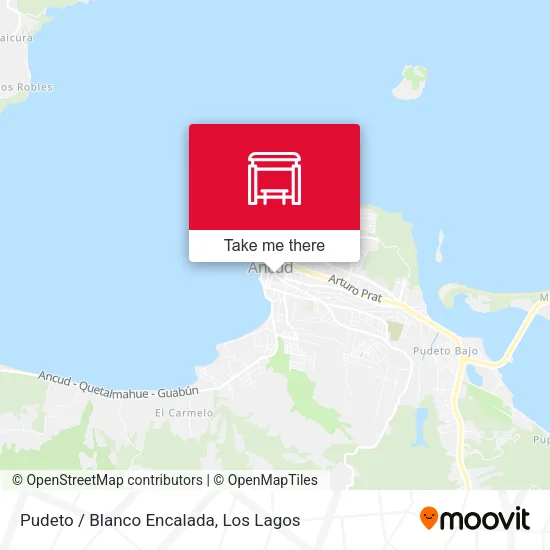 Mapa de Pudeto / Blanco Encalada