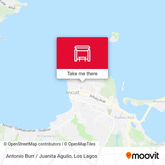 Mapa de Antonio Burr / Juanita Aguilo