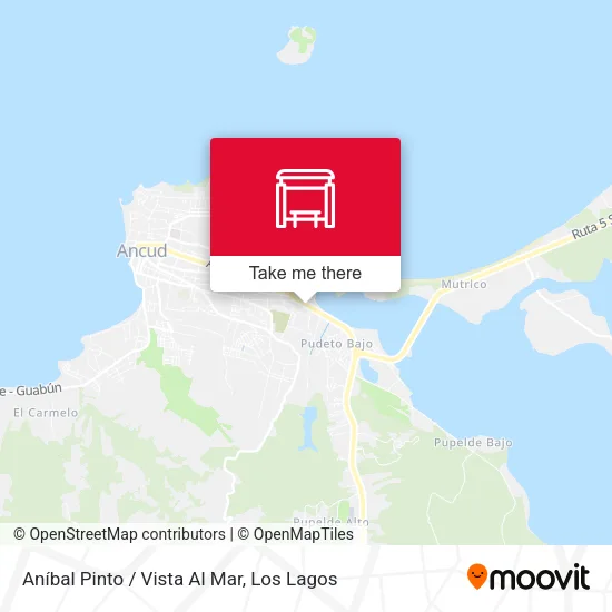 Aníbal Pinto / Vista Al Mar map