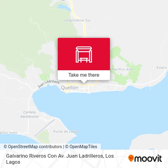 Galvarino Riveros Con Av. Juan Ladrilleros map