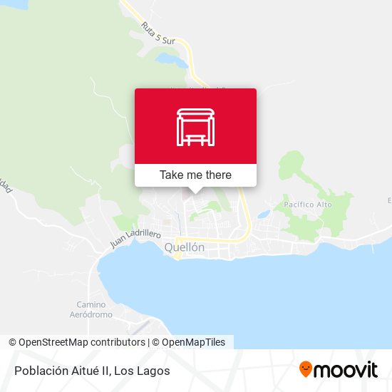 Población Aitué II map