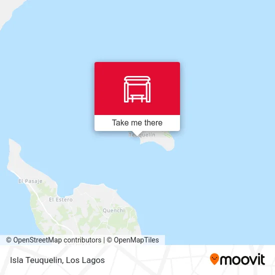 Mapa de Isla Teuquelin