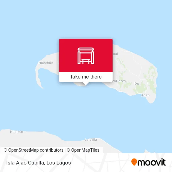 Mapa de Isla Alao Capilla