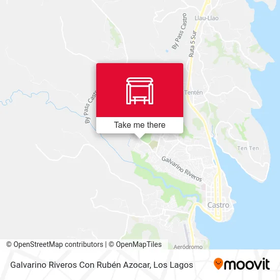 Mapa de Galvarino Riveros Con Rubén Azocar