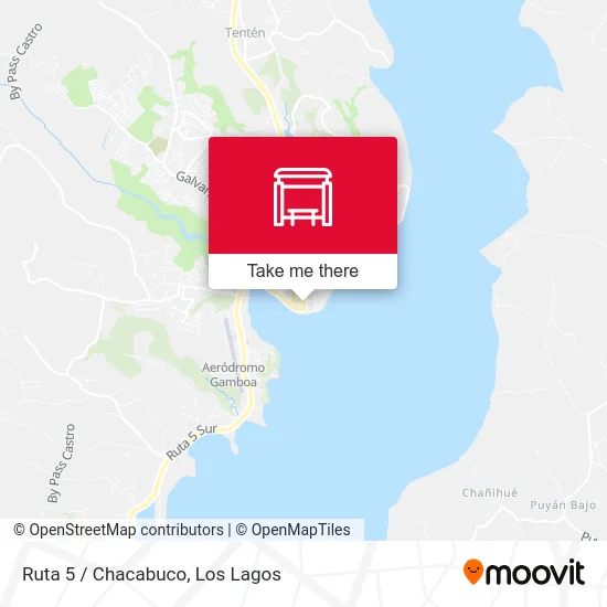 Ruta 5 / Chacabuco map