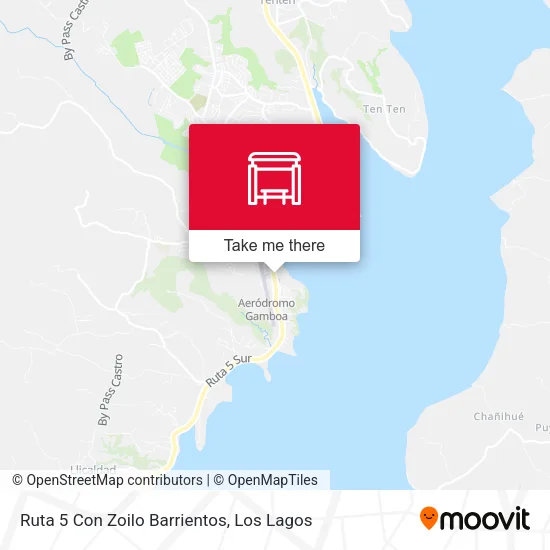 Ruta 5 Con Zoilo Barrientos map