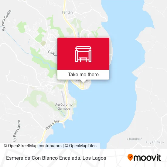 Mapa de Esmeralda Con Blanco Encalada