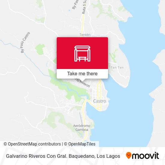 Galvarino Riveros Con Gral. Baquedano map
