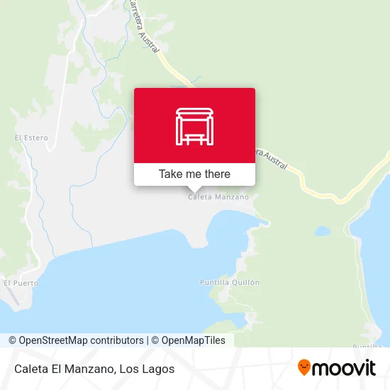Mapa de Caleta El Manzano