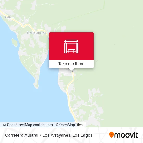 Mapa de Carretera Austral / Los Arrayanes