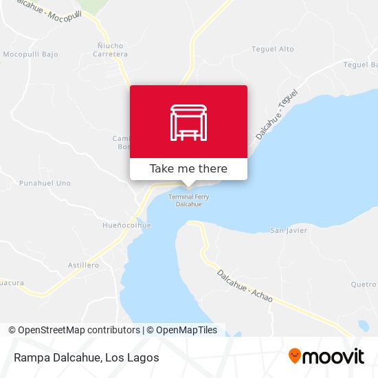 Rampa Dalcahue map