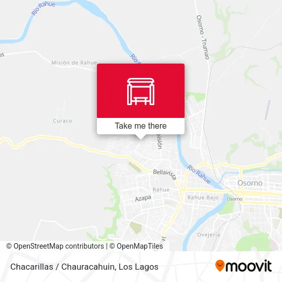 Mapa de Chacarillas / Chauracahuin
