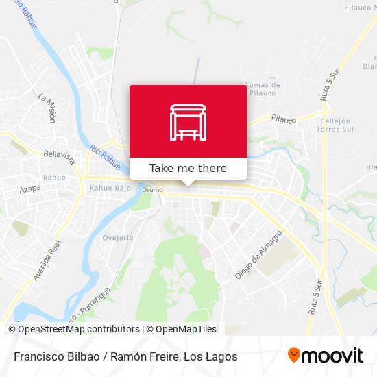 Francisco Bilbao / Ramón Freire map